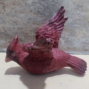 VTG Fridge Magnet Bird Red Chipped Beak